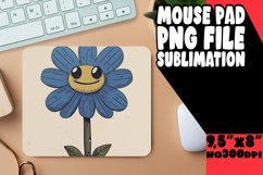 Vintage Blossom Bliss: Mouse Pad Designs PNG Product Image 1