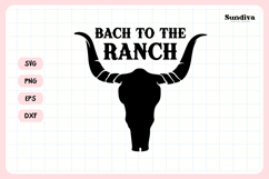 Cowgirl Bachelorette Party Saying SVG | Bach to the Ranch Product Image 3