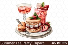Summer Tea Party Clipart Product Image 1