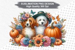 Halloween Dog - Halloween clipart Sublimation PNG Design Product Image 1