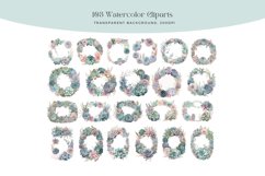 103 Pastel Succulent Watercolor Clipart Flowers Product Image 2