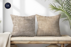 Natural Linen Fabric Texture Boho Beige Digital Paper Product Image 2