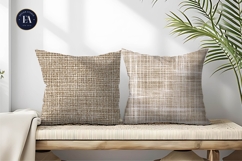 Natural Linen Fabric Texture Boho Beige Digital Paper Product Image 2