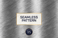 Silver Metallic Texture |Brushed Metal Background Product Image 2