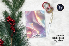 Holographic Pastel Digital Paper, Iridescent Texture Product Image 4