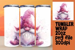Enchanted Oasis: Gnome Tumbler Sublimation - 20oz Product Image 1
