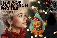 LUMINOUS Teardrop Earrings Ideas, Gingerbread Man Product Image 1