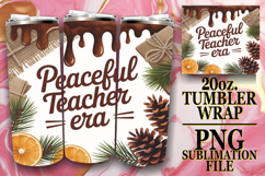 HAPPY ADVENTURES 20oz TUMBLER WRAP, Teacher Product Image 1