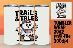 Customizable Sublimation Tumbler 20oz , Funny Ghost Product Image 1