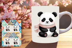 ELEGANT PNG for 15oz Mug Wrap , Valenines Animals Product Image 1