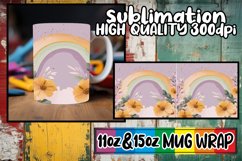 Uplifting spirits sublimation print wrap, Flower Product Image 1
