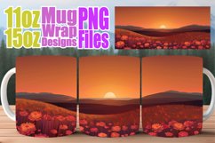 Scenic Spring Views Mug Wrap - Sublimation Design Product Image 1