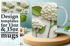 Blossom Radiance: 3D Mug Sublimation Product Image 1