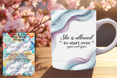 Stylish 11oz Mug Wrap Png Template , Religious Product Image 1