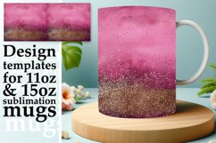 Glittery Flower Leopard Mug Design Product Image 1