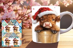 Stylish 15oz Mug Wrap Png Artwork , Christmas Product Image 1
