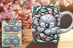 Colorful 11oz Mug Wrap Png Template , Animals Product Image 1
