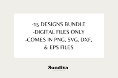 15 Funny Sarcastic Sayings SVG Bundle V1 Product Image 2