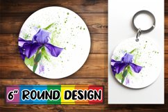 Blossom Burst PNG Wrap: Vibrant Spring Sublimation Keychain Product Image 1
