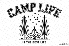 Camp Life svg Design | Svg Files for Cricut Product Image 1