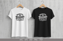 Promoted to Grandpa - Funny Design for T-Shirts and Gifts Product Image 3
