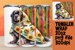 FLAWLESS 20oz Tumbler Graphic , Cute Dog Product Image 1