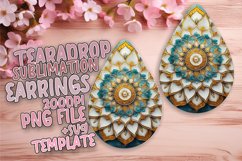 Bright Teardrop Design for DIY Projects , Mandala Product Image 1