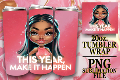 Blissful Moments 20oz tumbler wrap, Woman Product Image 1