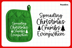 Christmas Pot Holder Quote SVG | Christmas Crumbs Product Image 3
