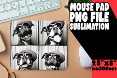Playful Puppy Photo Sublimation Mouse Pad Template for Perso Product Image 1