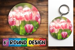 Springtime Petal Power Circle Design Blossom Burst Product Image 1