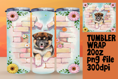 GORGEOUS 20oz Sublimation Template , Cute Dog Product Image 1