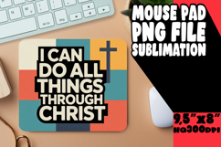 Luminous Desk Pad Designs Sublimation, Religious Product Image 1