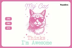 Funny Cat Lover Quotes SVG EPS PNG 12 Product Image 3