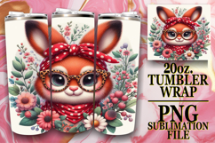 TIMELESS MOMENTS 20oz TUMBLER WRAP, Cute Animals Product Image 1