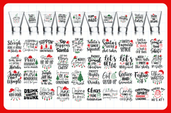 50 Funny Christmas Shot Glass Quote SVG Bundle Product Image 3