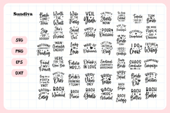 50 Bachelorette Party Sayings SVG Bundle Product Image 3