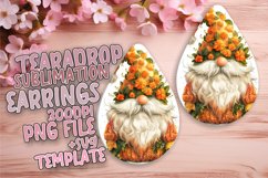 Blissful Gnome Fantasies: Sublimation Teardrop Splendor Product Image 1