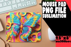 Dreamy Spring Symphony 3D Mouse Pad with Butterflies Product Image 1