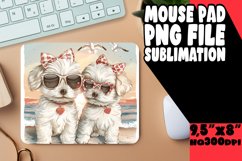 Mountain Wanderer Dog Mouse Pad Sublimation Product Image 1