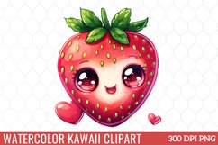 Watercolor Kawaii Clipart Product Image 1