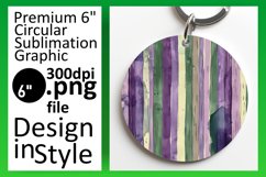 Blossom Burst Whirlwind: Sublimation Car Coaster &amp; Keychain Product Image 1