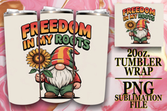 Playful Moments 20oz tumbler wrap, Juneteenth Product Image 1