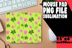 Pastel Boho Garden Mouse Pad Serenade Design PNG Product Image 1