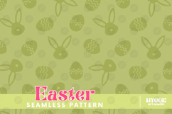 Easter Eggs Bunny Seamless Pattern PNG Sublimation Product Image 10