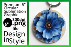 Blossom Burst: 3D Round Designs PNG Product Image 1