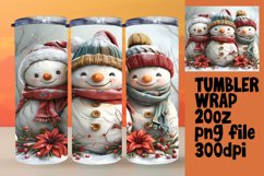 Christmas Gingerbread Man Wrap 20oz Tumbler Sublimation Product Image 1