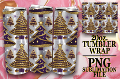 Bright Reflections 20oz tumbler wrap, Christmas Product Image 1