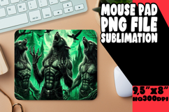 Luminous Mouse Pad Design Ideas, Horror Halloween Product Image 1