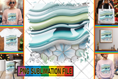 Playful TOTE BAG Art PNG, Pattern Product Image 1